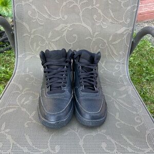 Nike Black Court Vision Sneakers with Chunky Sole